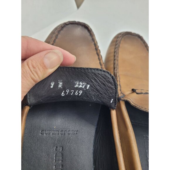 Allen Edmonds Mens Brown Leather Loafers Size 9D - Picture 5 of 7